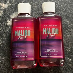 Malibu Heat Body Wash by Bath & Body Works x2